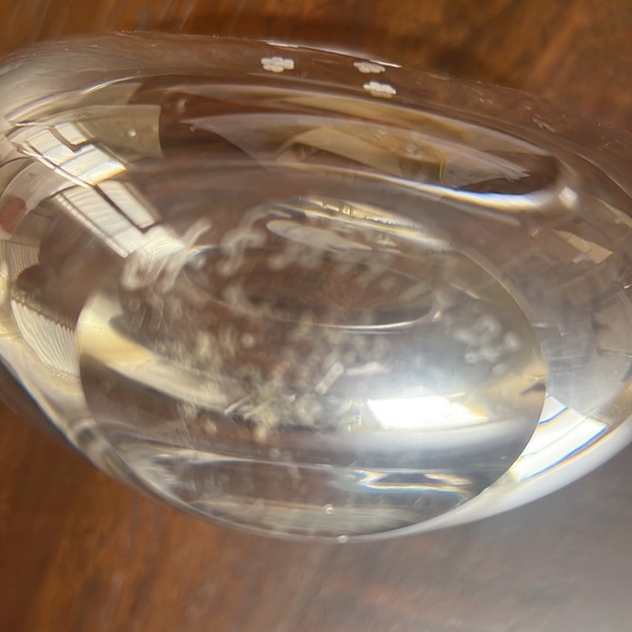 Orregors of Sweden Glass Vase Etched Signed - Picture 5 of 5